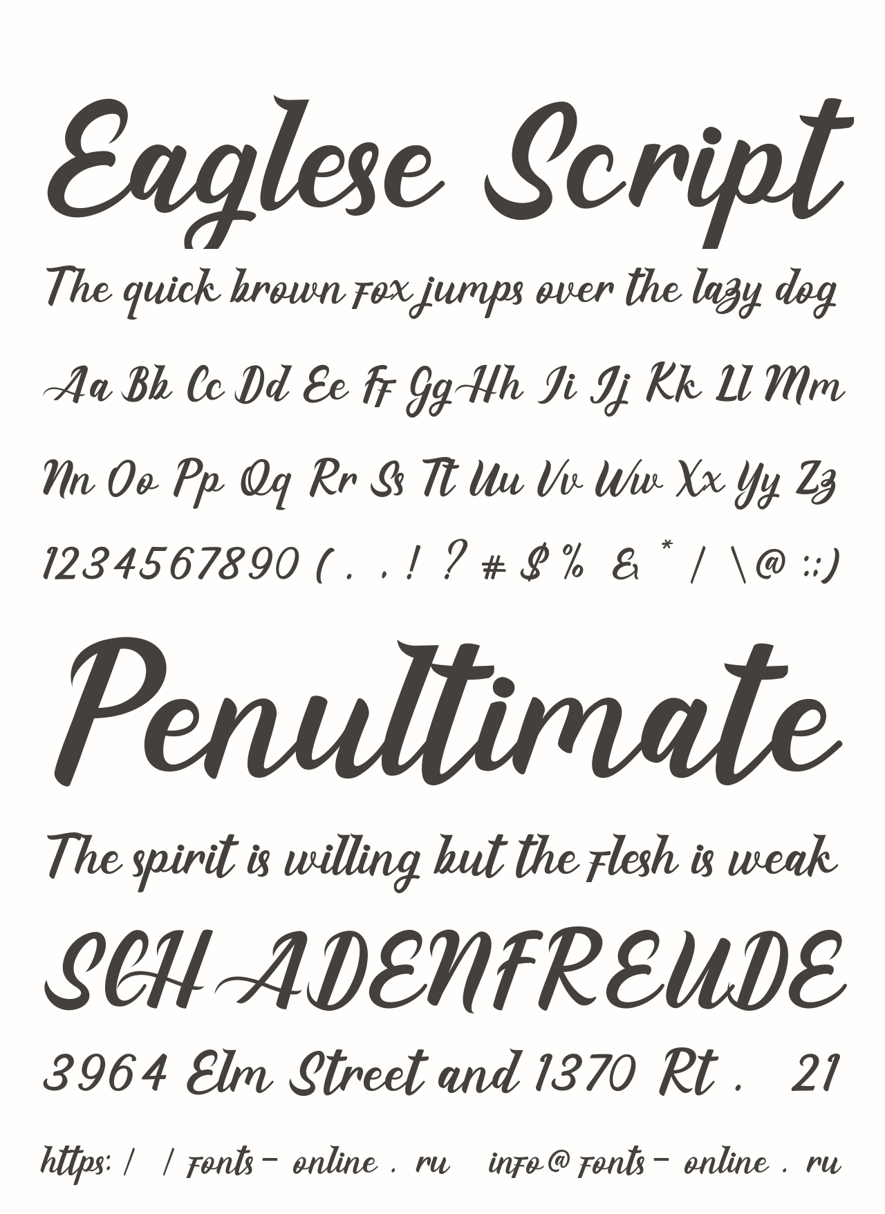 Eaglese Script Free Font Download